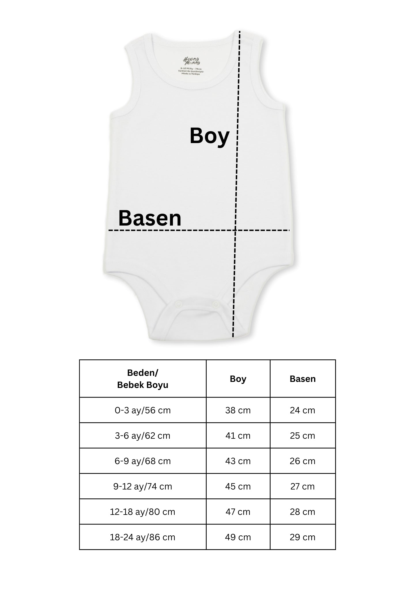 Premium %100 Organik Pamuk Beyaz Atlet Bebek Body Zıbın Çıtçıtlı Bebek Badi 3'lü Set - Çıtçıt Uzatma Hediye