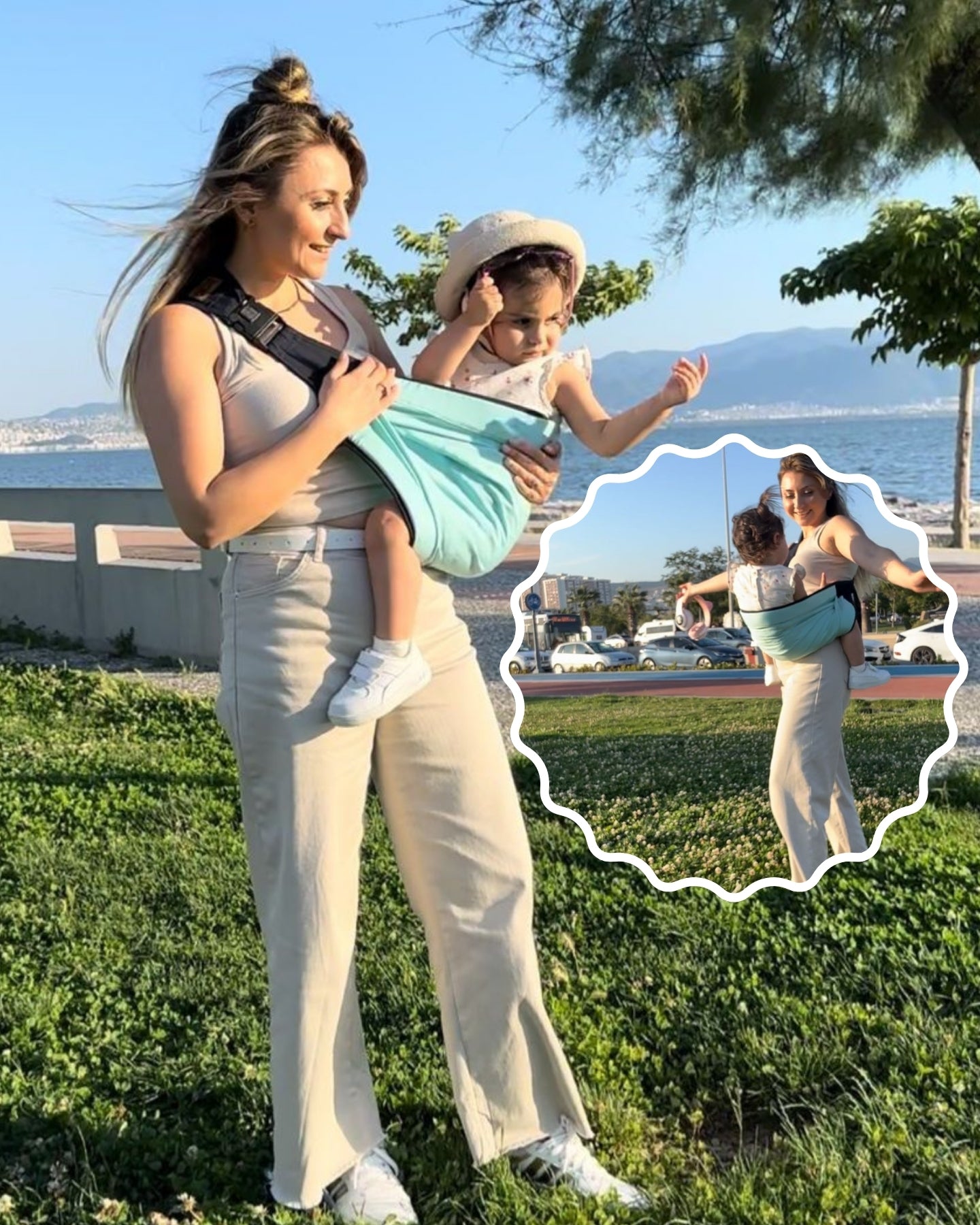 Ergonomik Bebek Taşıma Askısı | HuggyMommy™