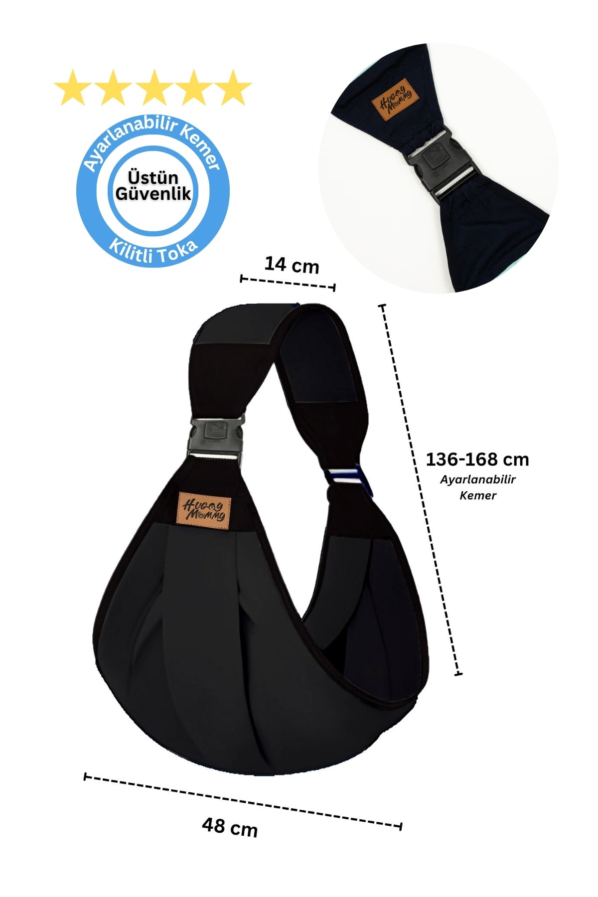 Ergonomik Bebek Taşıma Askısı | HuggyMommy™