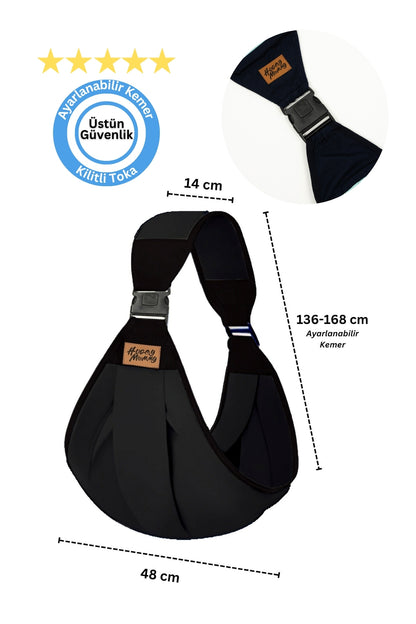 Ergonomik Bebek Taşıma Askısı | HuggyMommy™